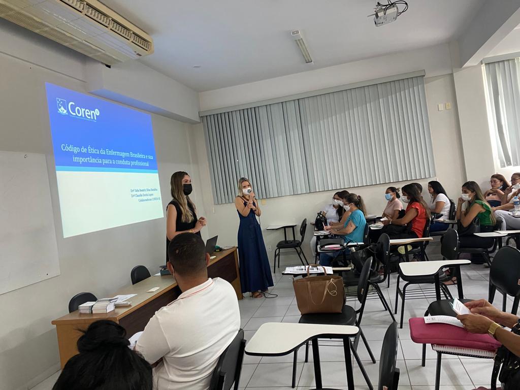 PARTICIPAÇÃO DO COREN SE EM EVENTO DE COMISSÃO DE ÉTICA DA UNIVERSIDADE